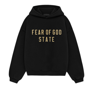 Fear of God Essentials Kids Fleece Hoodie 'Black'