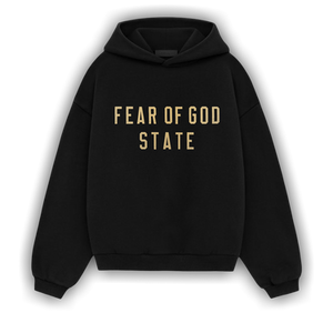 Fear of God Essentials Kids Fleece Hoodie 'Black'