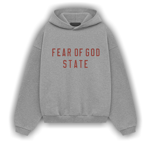 Fear of God Essentials Kids Fleece Hoodie 'Dark Heather'