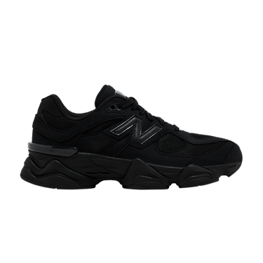 New Balance 9060 Big Kid 'Triple Black Suede'