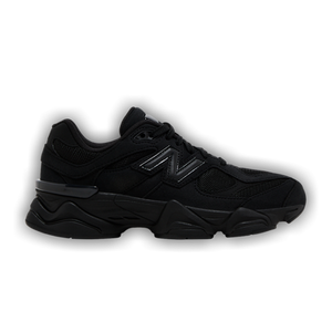 New Balance 9060 Big Kid 'Triple Black Suede'