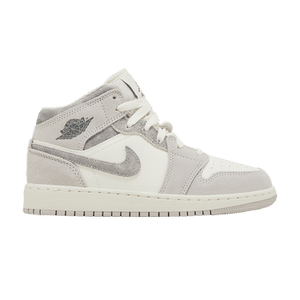 Air Jordan 1 Mid SE GS 'Neutral Grey Sail'