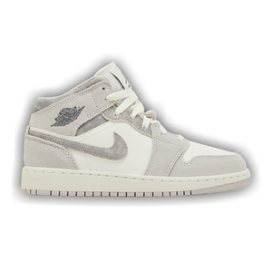Air Jordan 1 Mid SE GS 'Neutral Grey Sail'