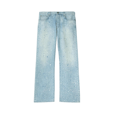 Off-White Paint Relaxed Jeans 'Navy Blue/Multicolor'