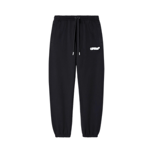 Off-White Spray Arrow Cuffed Sweatpants 'Black/White'