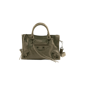 Balenciaga Small Le City Shoulder Bag 'Army Green'