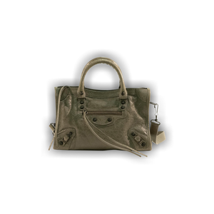 Balenciaga Small Le City Shoulder Bag 'Army Green'