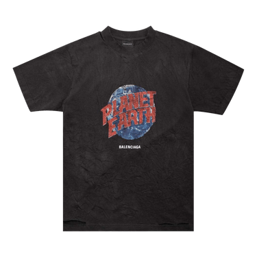 Balenciaga Regular Fit T-Shirt 'Washed Black'