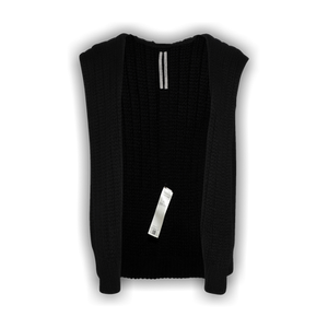 Rick Owens Sleeveless Liner Cardigan 'Black'