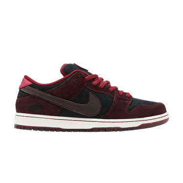 RIOT Skateshop x Nike Dunk Low Pro SB QS 'Mahogany Dark Beetroot'