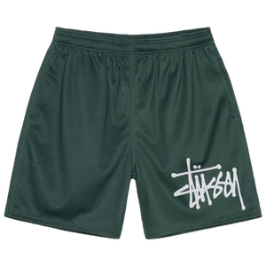 Stussy Mesh Big Basic Shorts 'Spruce'