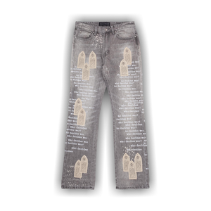 Who Decides War Scripture Denim 'Vintage Grey'