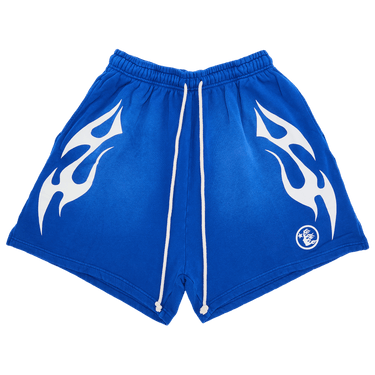 Hellstar Flame Shorts 'Blue'