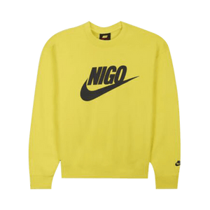 Nike x Nigo NRG Fleece Crew Sweatshirt 'Yellow'