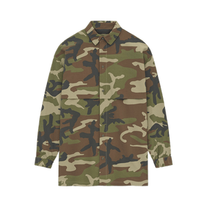 Fear of God Essentials Military Nylon Overshirt 'Woodland Camo'
