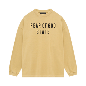 Fear of God Essentials Heavy Long-Sleeve Tee 'Amber'