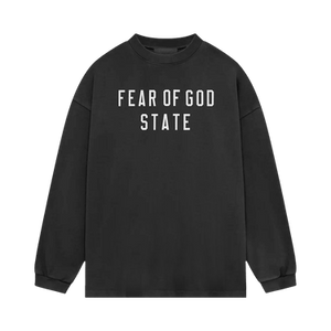 Fear of God Essentials Heavy Long-Sleeve Tee 'Black'