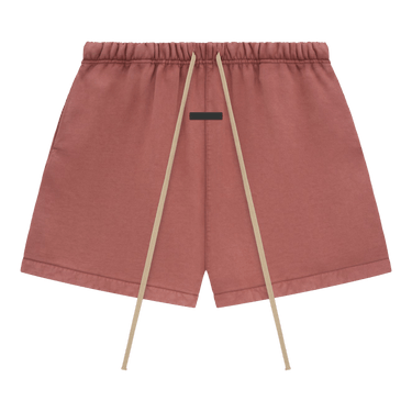 Fear of God Essentials Heavy Fleece Soccer Short 'Crimson'