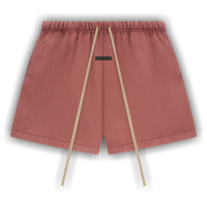 Fear of God Essentials Heavy Fleece Soccer Short 'Crimson'