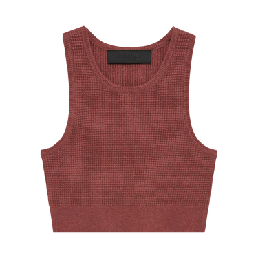 Fear of God Essentials Waffle Sport Tank 'Crimson'