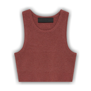 Fear of God Essentials Waffle Sport Tank 'Crimson'