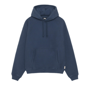 Stussy Fleece Raglan Hoodie 'Navy'