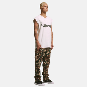 PURPLE BRAND Twill Cargo Pants 'Multicolor'