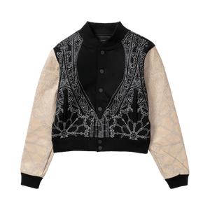 Who Decides War Notre Dame Varsity Jacket 'Coal'
