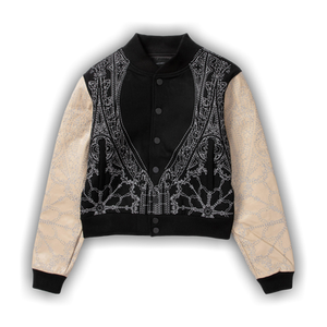 Who Decides War Notre Dame Varsity Jacket 'Coal'