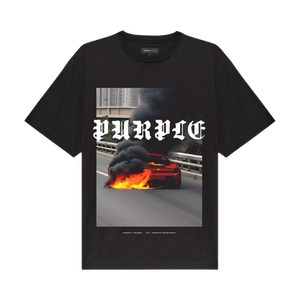 PURPLE BRAND Clean Jersey Short-Sleeve T-Shirt 'Black'