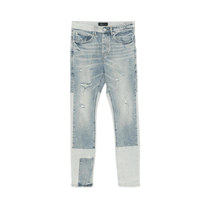 PURPLE BRAND Skinny Patchwork Jeans 'Mid Indigo'