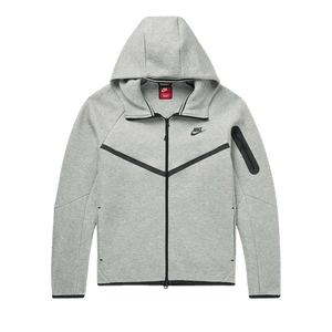 Nike Tech Fleece Full-Zip Windrunner Hoodie 'Dark Grey Heather/Black'
