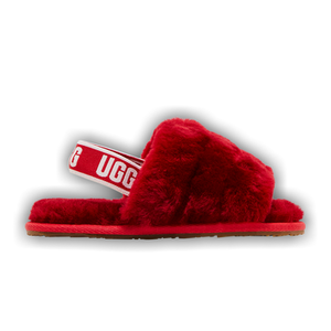 UGG Fluff Yeah Slide Toddler 'Ribbon Red'