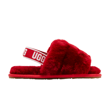 UGG Fluff Yeah Slide Toddler 'Ribbon Red'