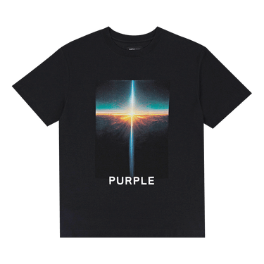 PURPLE BRAND Textured Jersey Tee 'Black'