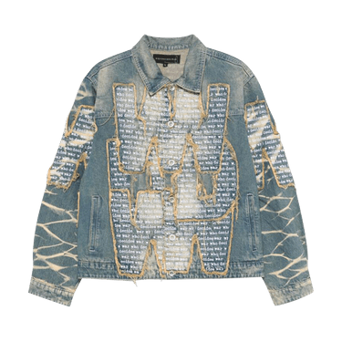 Who Decides War Overlay Jacket 'Denim'