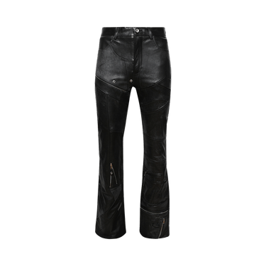 Who Decides War Fragmented Leather Trouser 'Coal'