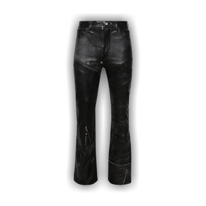 Who Decides War Fragmented Leather Trouser 'Coal'