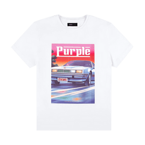 PURPLE BRAND Clean Jersey Short-Sleeve Tee 'White'