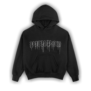 PURPLE BRAND HWT Fleece Pullover Hoodie 'Black'