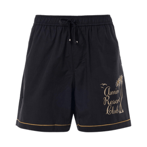 Amiri Twisted Palms Short 'Black'