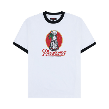 Pleasures Cat Heavyweight Ringer 'White'
