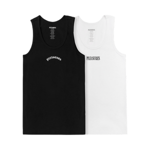 Pleasures Standard Tank Top (2 Pack) 'Black/White'