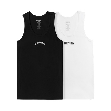 Pleasures Standard Tank Top (2 Pack) 'Black/White'
