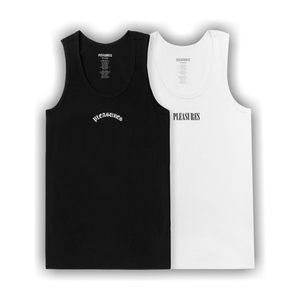Pleasures Standard Tank Top (2 Pack) 'Black/White'