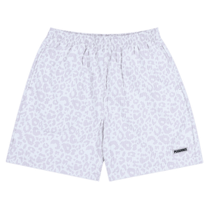 Pleasures Leopard Active Shorts 'White'