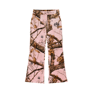 Pleasures RealTree Velour Layla Track Pants 'Pink Camo'