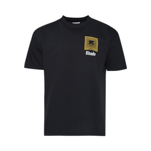 Rhude Chevron Logo Repeat Tee 'Vintage Black'