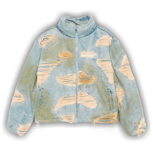 Who Decides War Vintage Bomber Jacket 'Denim'