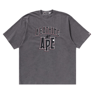 BAPE Crack Print Pattern Logo Relaxed Fit Tee 'Black'